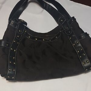 Elegant Black Studded Women's Bag